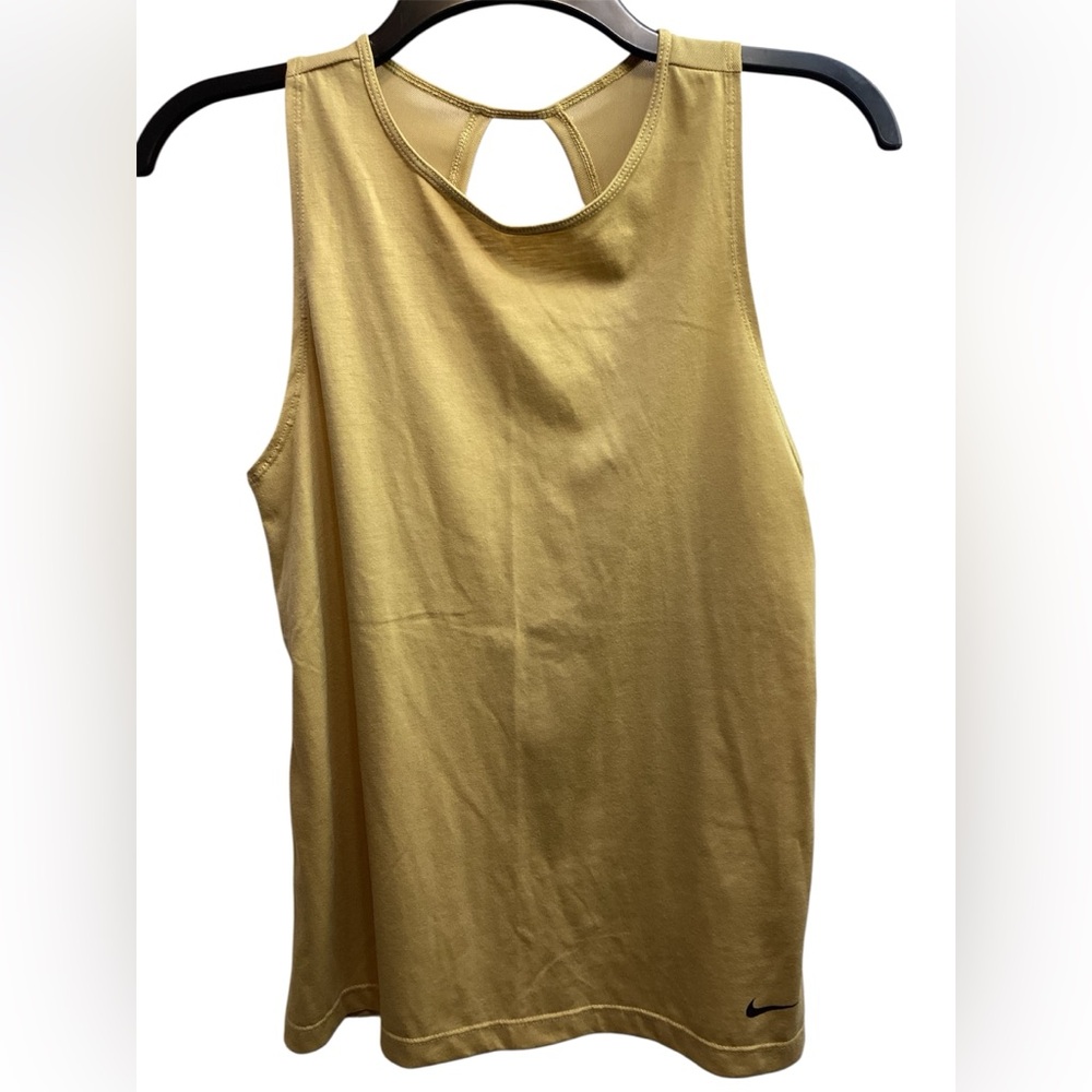 Women's Nike dry-fit Gold Sleeveless Top